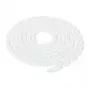 Organisateur de câbles Qoltec 6mm 10.0m blanc