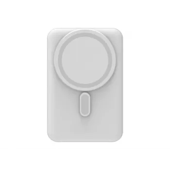 Batterie externe sans fil magnétique mophie Essentials 10K avec support, blanche (401118084)