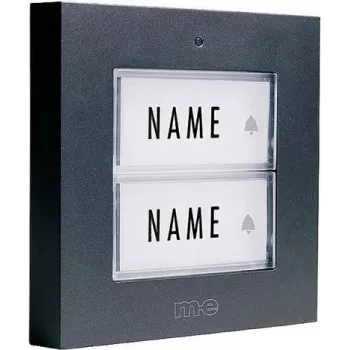 Émetteur de sonnette sans fil m-e modern-electronics 41273 avec plaque nominative