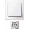 Interrupteur Jumbo MERTEN MEG3341-1419, thermoplastique, blanc polaire, AC 250 V