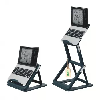 Support d'ordinateur portable assis-debout 2 en 1 Leitz Ergo, noir (65890089)