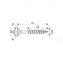 Vis universelles SPAX T30, 6 x 140 mm, 100 pièces