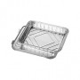 Barquettes en aluminium PAPSTAR avec couvercle, 930 ml, argent