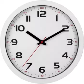 Horloge murale à quartz TFA Dostmann 60.3050.02 305 mm x 305 mm x 38 mm blanche