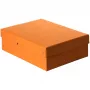 Boîte de rangement FALKEN PURE 1250 feuilles orange pastel 24,0 x 32,0 x 10,0 cm