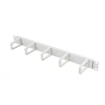 Panneau de gestion des câbles Lanberg 19 inch 1U, type B - gris (AK-1202-S)