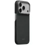 Coque Edge Case Argyle MagSafe PITAKA pour iPhone 18 Pro / 17 Pro, noir basalte