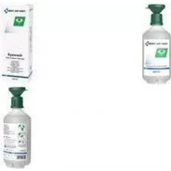 Flacon de rinçage pour plaies et yeux FIRST AID ONLY, 500 ml, solution saline stérile 0,9%