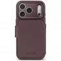 Étui portefeuille amovible en cuir Decoded pour iPhone 18 Pro Max / 17 Pro Max, MagSafe, Chocolat Brown