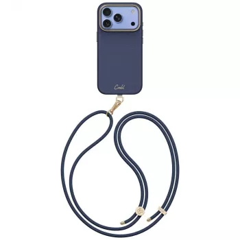 Coque UNIQ Coehl Mirelle pour iPhone 18 Pro / 17 Pro charge magnétique bleue
