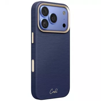 Coque UNIQ Coehl Mirelle pour iPhone 18 Pro / 17 Pro charge magnétique bleue