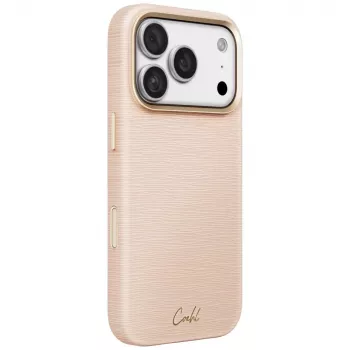 Coque UNIQ Coehl Mirelle pour iPhone 18 Pro / 17 Pro charge magnétique rose