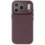Coque arrière en cuir Decoded - étui en cuir pour iPhone 18 Pro Max / 17 Pro Max compatible avec MagSafe (chocolat brown)