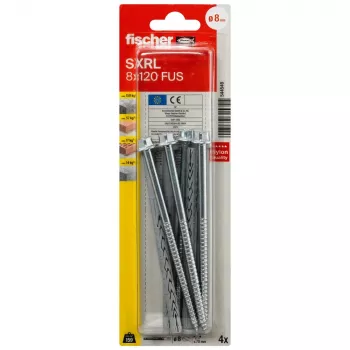 Fischer 544549 SXRL 8 x 120 FUS K NV cheville à tige longue 120 mm