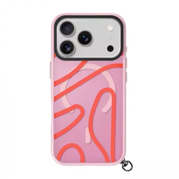 Coque LAUT Keyko Pop pour iPhone 17 Pro Max, Rosy Wave