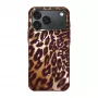 Coque Laut Huex Wave pour iPhone 18 Pro Max / 17 Pro Max, MagSafe, Mocha Leopard