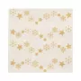 Serviettes de Noël PAPSTAR « Golden Snowflakes » 330 x 330 mm, imprimées, pliage 1/4, 3 plis