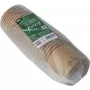 PAPSTAR pure gobelet à soupe, rond, 350 ml, marron, carton de fibres vierges non blanchi avec revêtement bio