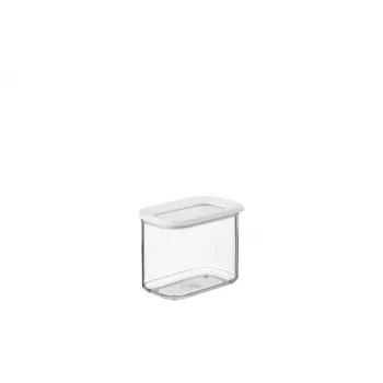 Boîte de rangement MEPAL Modula, transparente/blanche, 1,0 l