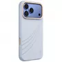 Coque UNIQ Coehl Serina pour iPhone 18 Pro Max / 17 Pro Max, charge magnétique, bleue