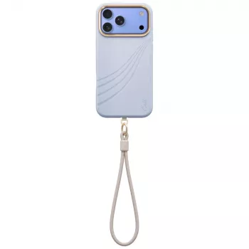 Coque UNIQ Coehl Serina pour iPhone 18 Pro Max / 17 Pro Max, charge magnétique, bleue