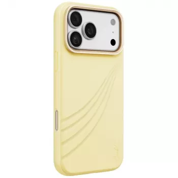 Coque UNIQ Coehl Serina pour iPhone 18 Pro Max / 17 Pro Max, charge magnétique, jaune