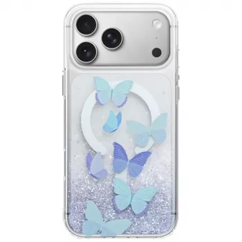 UNIQ Coehl Aria coque pour iPhone 18 Pro Max / 17 Pro Max, chargement magnétique, bleu