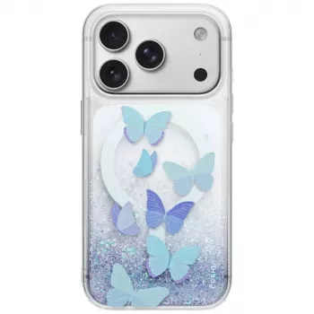 UNIQ Coehl Aria coque pour iPhone 18 Pro / 17 Pro, chargement magnétique, bleu