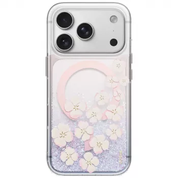 UNIQ Coehl Isla coque pour iPhone 18 Pro / 17 Pro avec chargement magnétique, rose