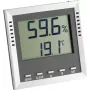 Thermo-hygromètre TFA Dostmann KLIMA GUARD, argent (30.5010.54.K)