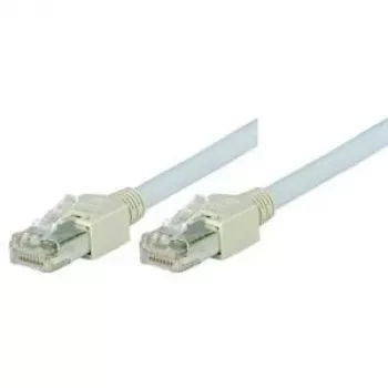 Câble patch Cat5e F/UTP RJ45 Tecline, 5 m, gris, LSZH