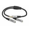 Adaptateur audio celexon Professional jack stéréo vers 2x mâle/femelle