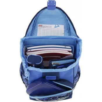 Cartable Herlitz UltraLight Plus, Blue Shark