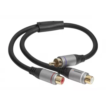 Adaptateur audio celexon RCA vers 2x M/F, Professional Line