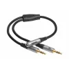 Adaptateur audio jack stéréo 2x celexon Professional, mâle/femelle
