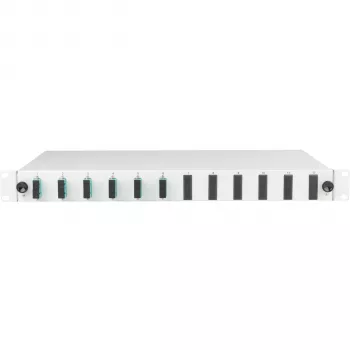 Boîtier d'épissure extractible EFB Elektronik SC 50/125 µm OM3, 12 pigtails, 6 coupleurs