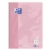 Bloc de cours Oxford Touch Pastell, DIN A4+, ligné (lignage 27), 80 feuilles, Optik Paper, perforé 4 trous