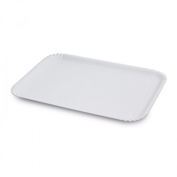 Plateaux de service en papier cuisson Guardini Easy Bake, blancs, 23 x 31 cm, ensemble de 3