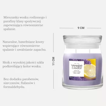 Yankee Candle bougie Lemon Lavender, moyenne