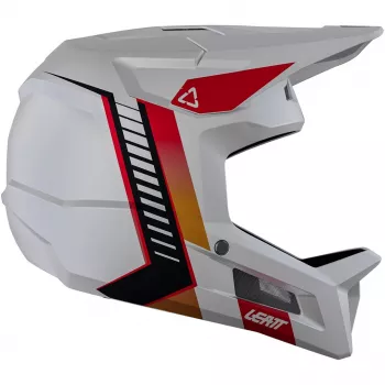 LEATT MTB Gravity 2.0 V26 Full-Face Bicycle Helmet, XL, White