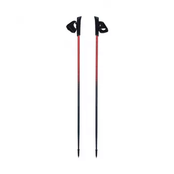 Bâtons de marche nordique Viking Pro-Trainer pour adultes, 115 cm, rouge
