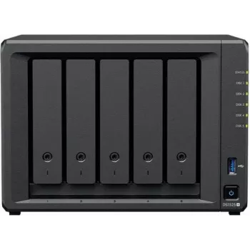 NAS 5 baies Synology DS1525neo+, 2,2 GHz, 4 Go DDR4, 2x 2,5GbE, garantie 3 ans