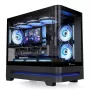 Boîtier PC mini tour Thermaltake Arcus 190 TG ARGB, noir, verre trempé