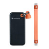 Verbatim Pocket 32285 portable SSD, 512 GB, USB 3.2 Type-C, black/orange