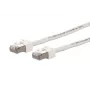 Câble patch VoIP Metz Connect Ultraflex500 S/FTP Cat.6, blanc, 0,5 m