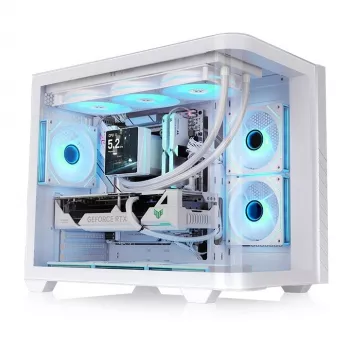 Boîtier PC moyen tour Vision 330 CR TG ARGB CA-11V-00M6WN-00, verre trempé, blanc
