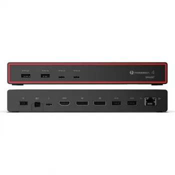 Lenovo ThinkPad Thunderbolt 4 Smart Dock 40BE0135DE station d'accueil, noire, 100 W, 4K@60Hz