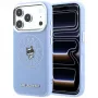 Coque MagSafe Karl Lagerfeld Point & Choupette Sketch pour iPhone 18 Pro Max / 17 Pro Max, bleu