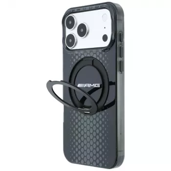 Mercedes-AMG IML Double Layer Urban Line with Ring Stand MagSafe smartphone case for iPhone 18 Pro Max / 17 Pro Max, black