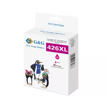 Cartouche d'encre G&G pour Brother 426XL LC-426XLM, magenta, 5000 pages, compatible